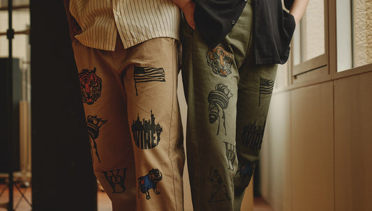 AVIREX x WOODBLOCK ICONIC MOTIEF COLLECTION.
