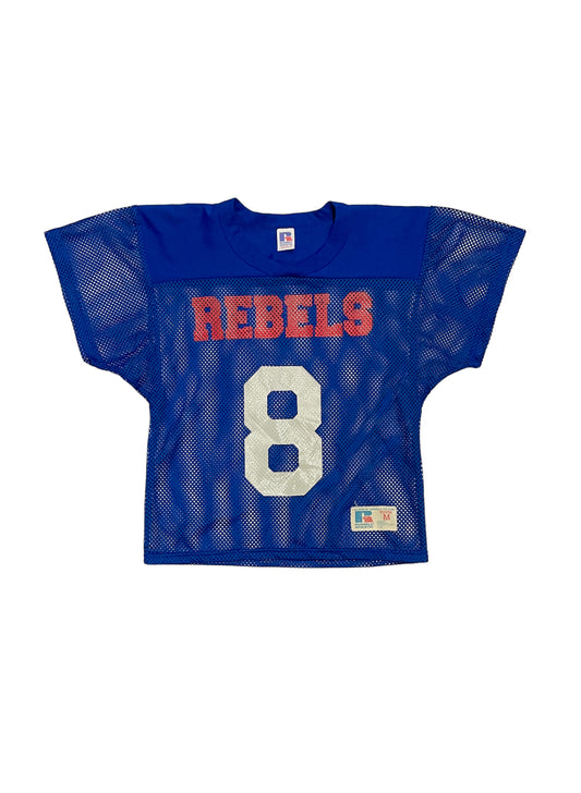 (UD-047) VINTAGE MESH FOOTBALL SHIRT RUSSELL ATHLETIC(YOUTH)