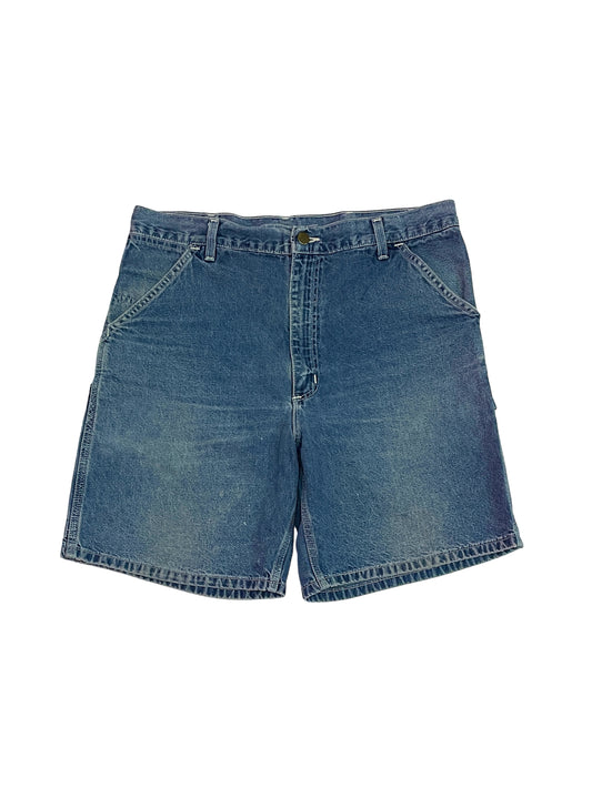 (SUP-093) Carhartt CARPENTER DENIM SHORTS (W36) ”MADE IN USA"