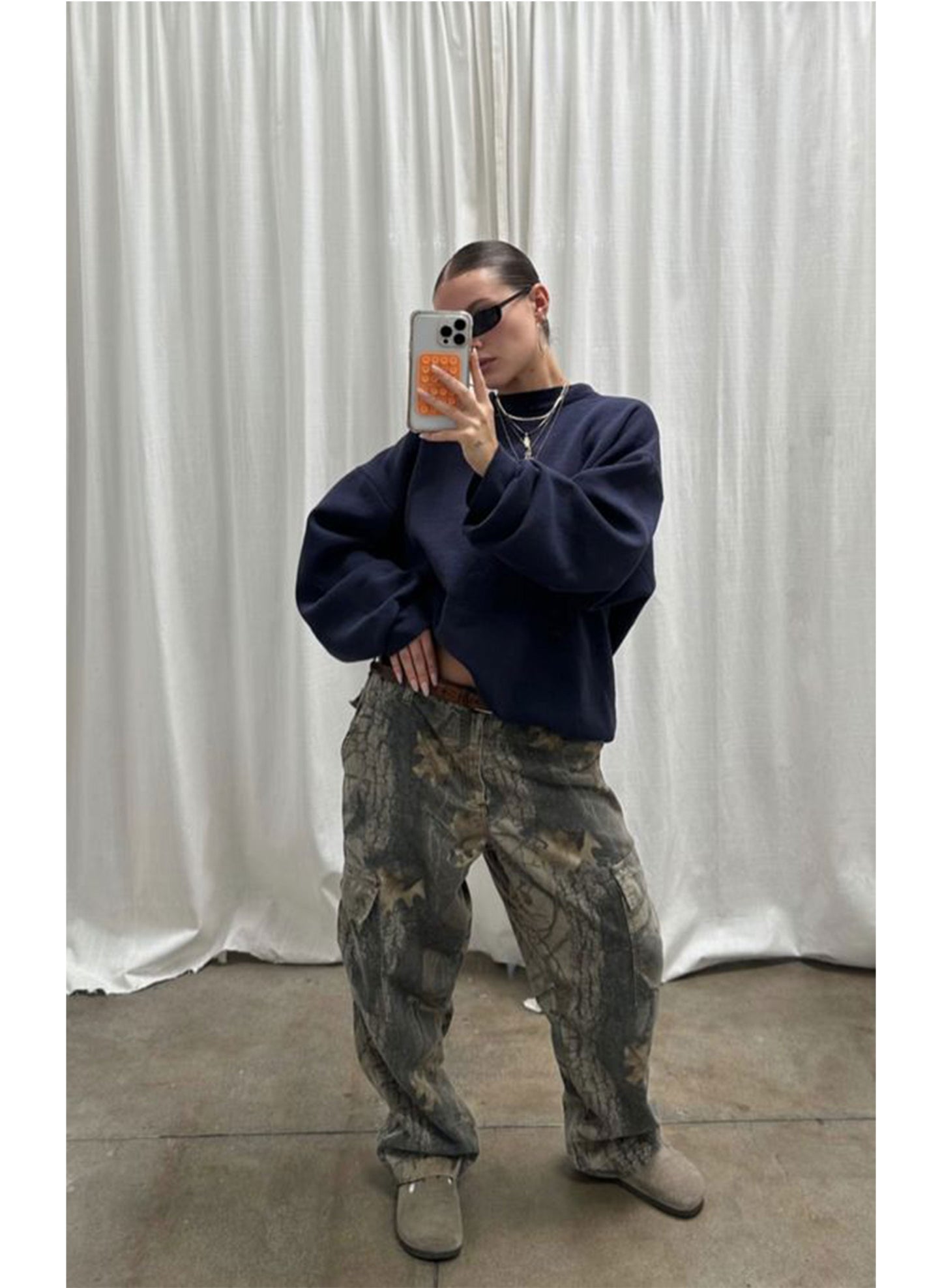 (SUP-107) Wrangler REAL TREE Double Knee Pants "BIG SIZE" (W42)