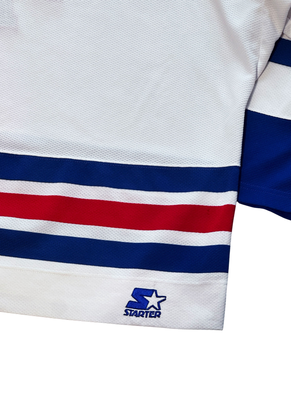 (SUP-795) STARTER NEW YORK RANGERS MESH HOCKEY SHIRT "Away" - L