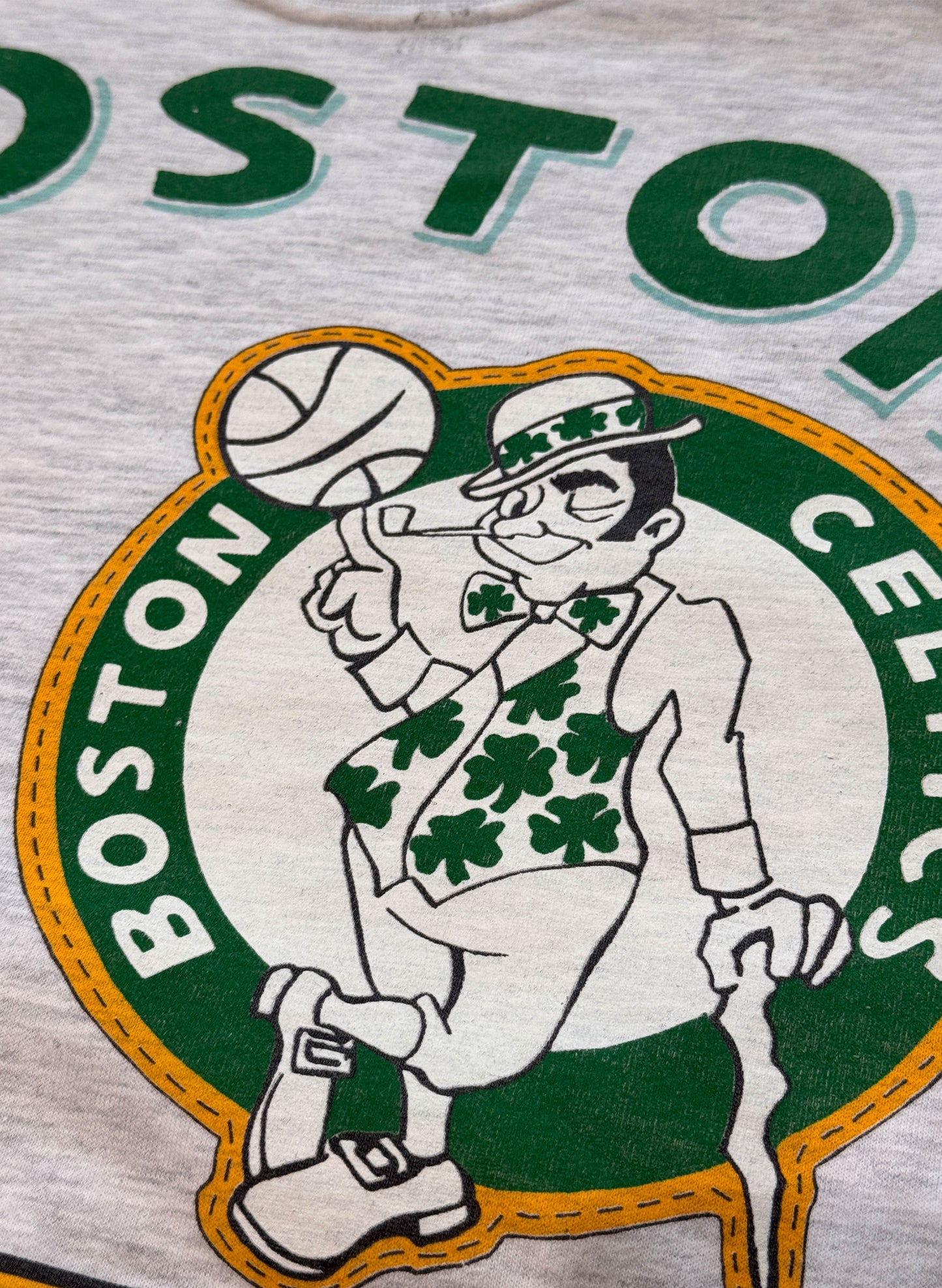 (SUP-288) NBA BOSTON CELTICS CREW SWEAT - MADE IN U.S.A. (XL)