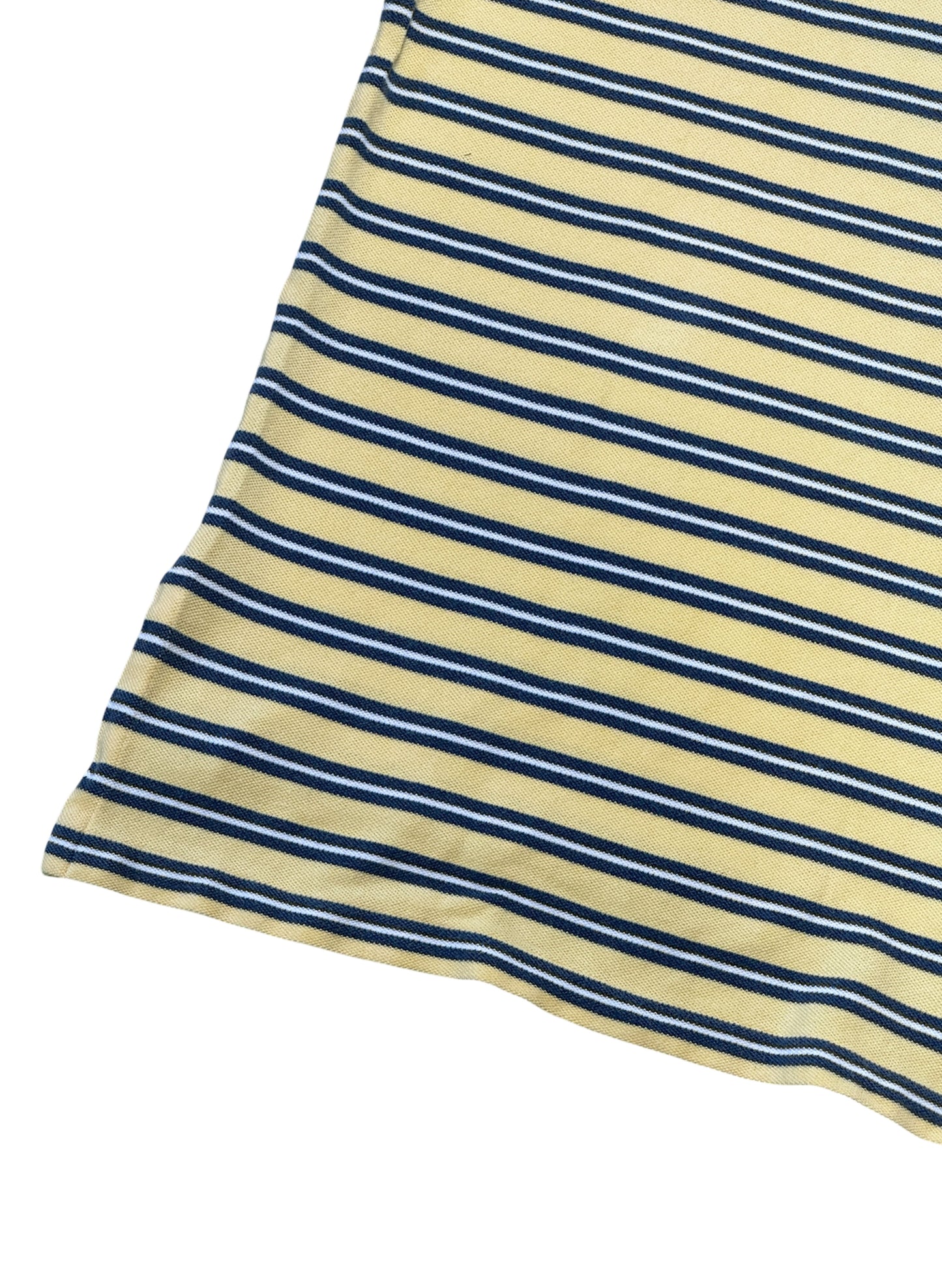 (SUP-701) Polo Ralph Lauren BORDER POLO SHIRT - YELLOW/BLUE/WHITE