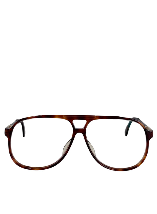 (SUP-789) VINTAGE TWO BRIDGE TORTOISE GLASSES - RALPH renoma PARIS