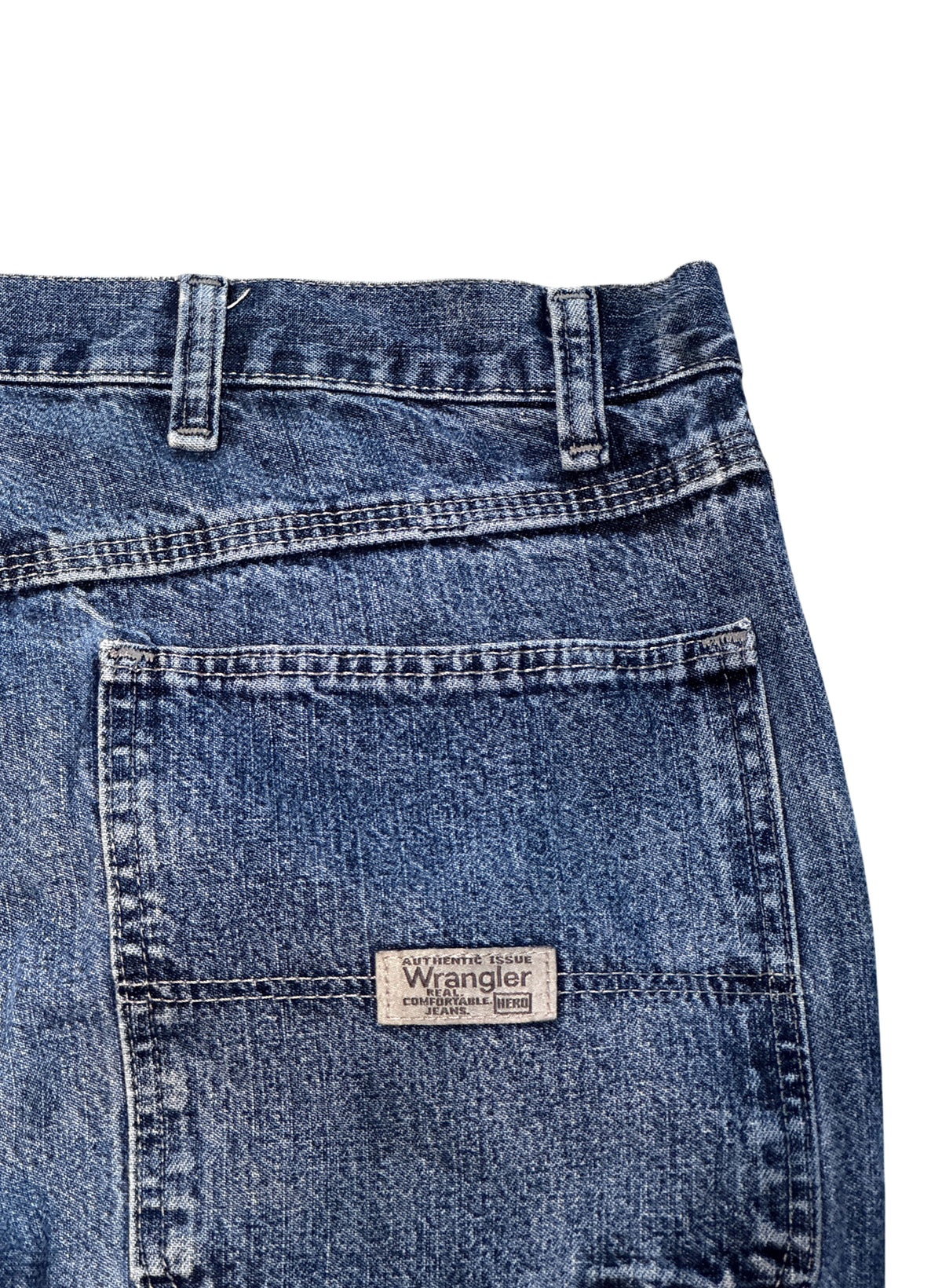 (SUP-867) Wrangler PAINTER DENIM PANTS - W36 - MADE IN MEXICO