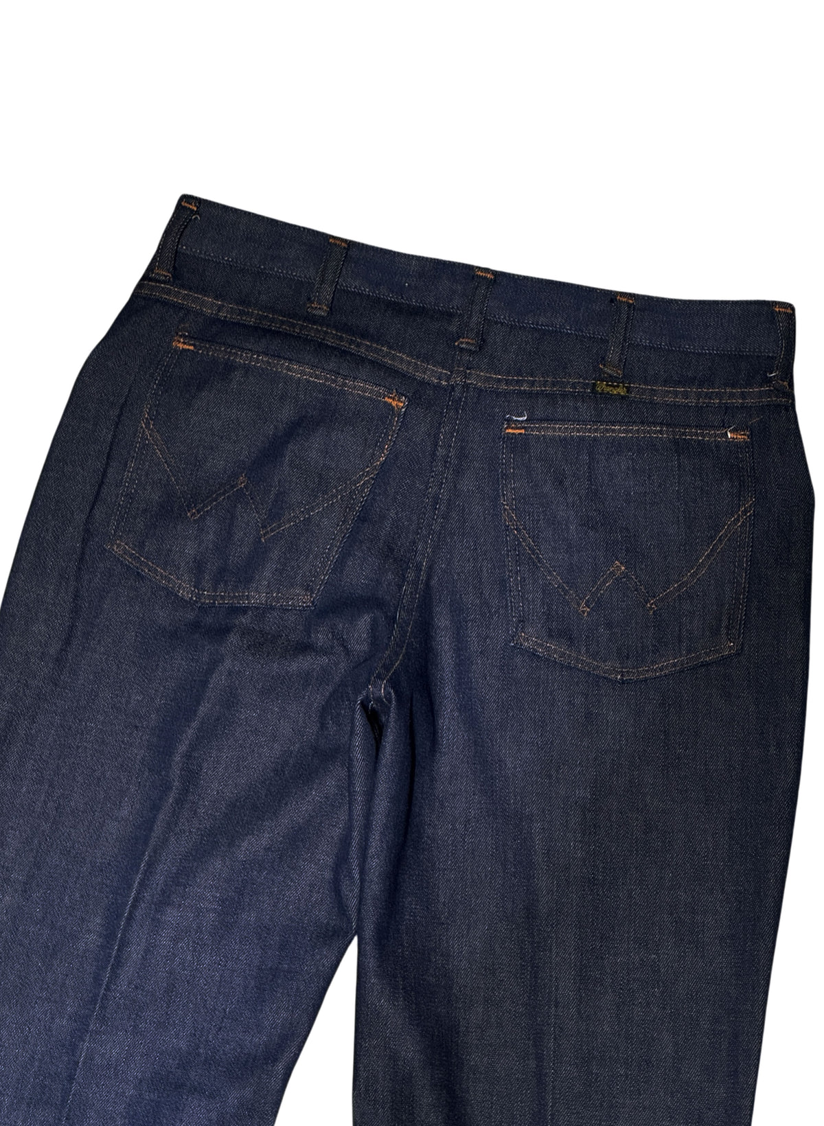 (SUP-828) 70s Wrangler BOOTS CUT RAW DENIM "TALON" ZIP - W32/W34相当