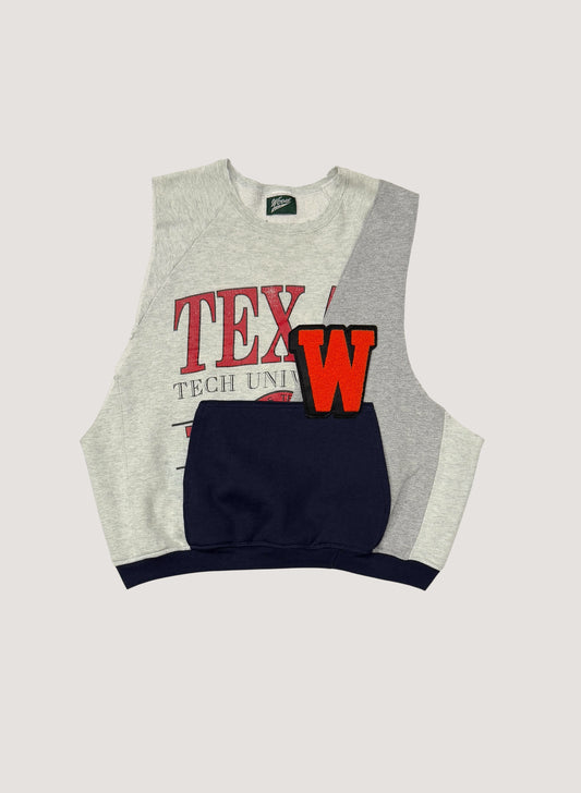 WOODBLOCK x Ichiryu made W PATCHED CUSTOMIZED SWEAT VEST L (WB-25SS-002)