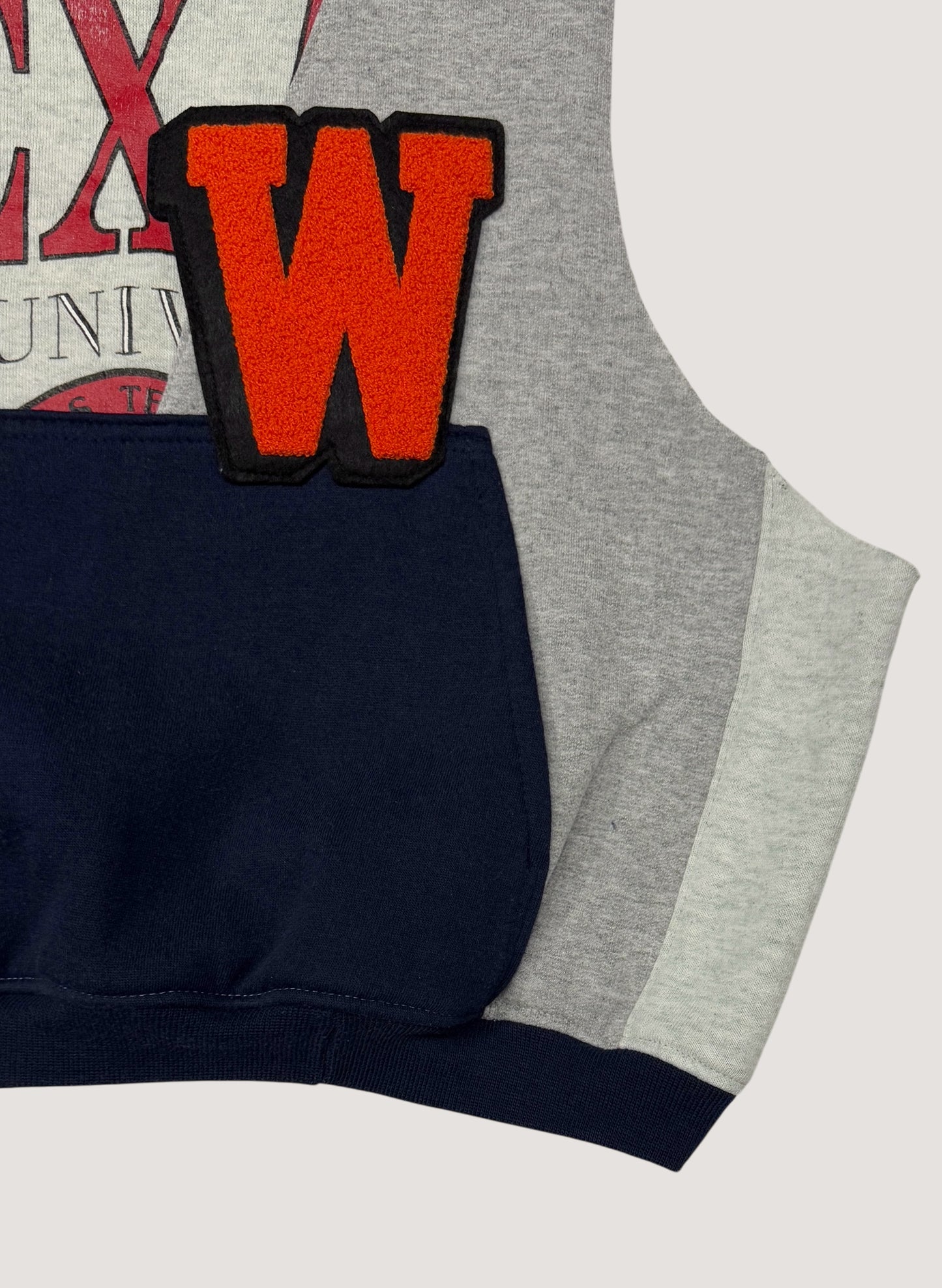 WOODBLOCK x Ichiryu made W PATCHED CUSTOMIZED SWEAT VEST L (WB-25SS-002)