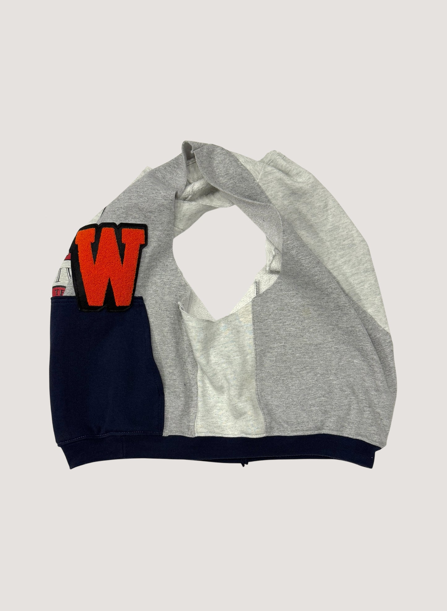 WOODBLOCK x Ichiryu made W PATCHED CUSTOMIZED SWEAT VEST L (WB-25SS-002)