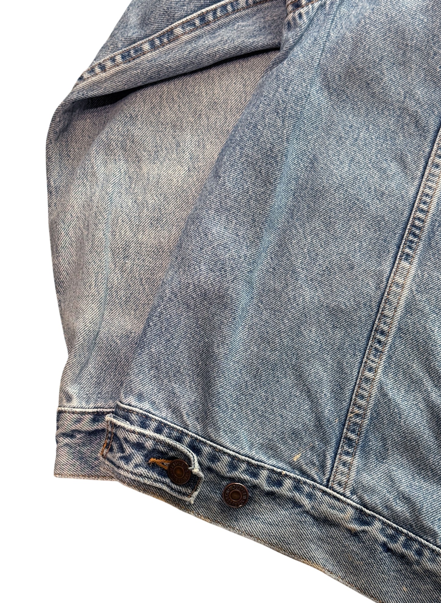 (SUP-468) LEVI'S DENIM JACKET "DAMAGE" - MADE IN MEXICO