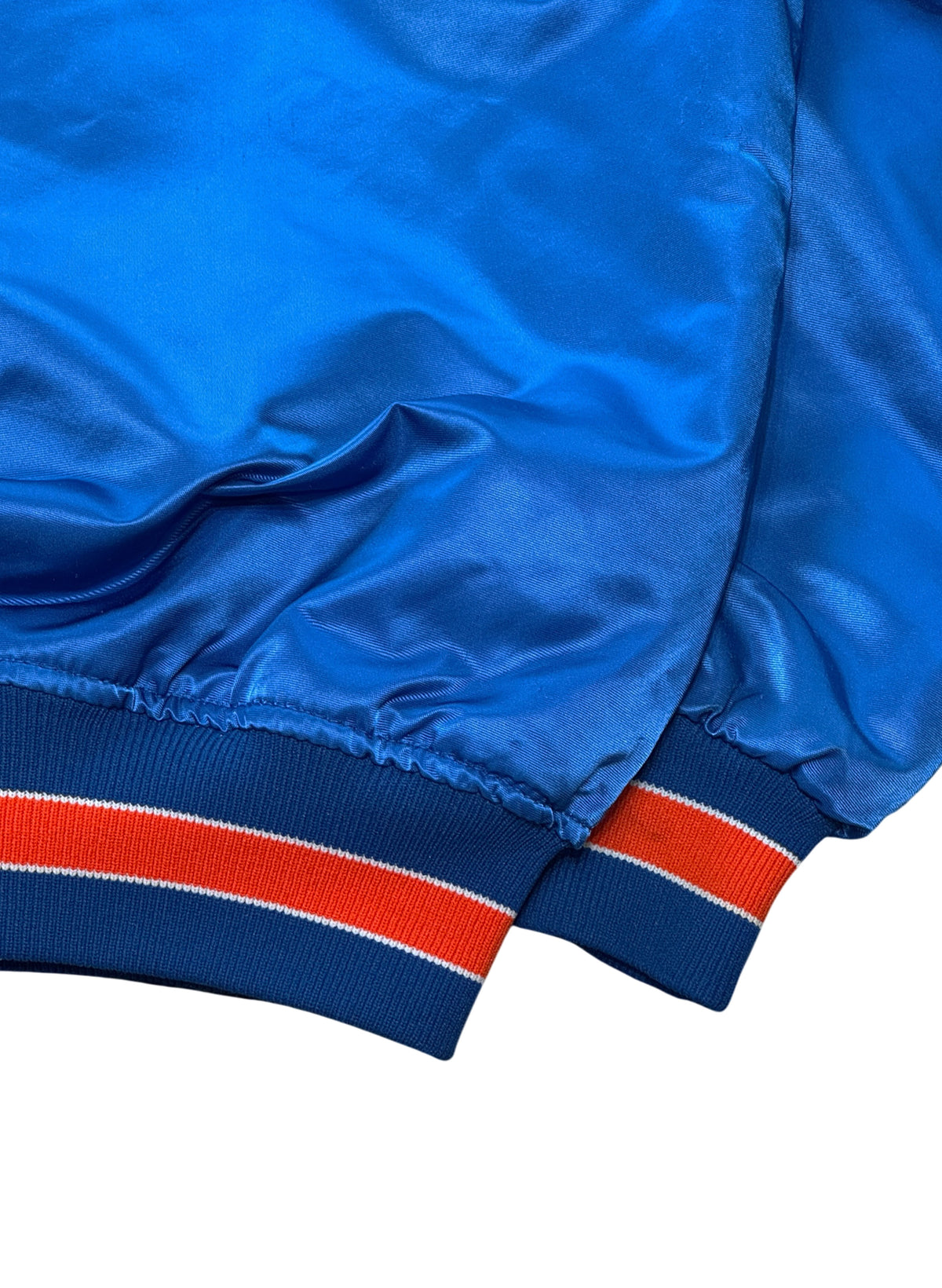 (SUP-876) STARTER NEW YORK METS "DAMAGE" NYLON STADIUM JACKET - L - MADE IN U.S.A.