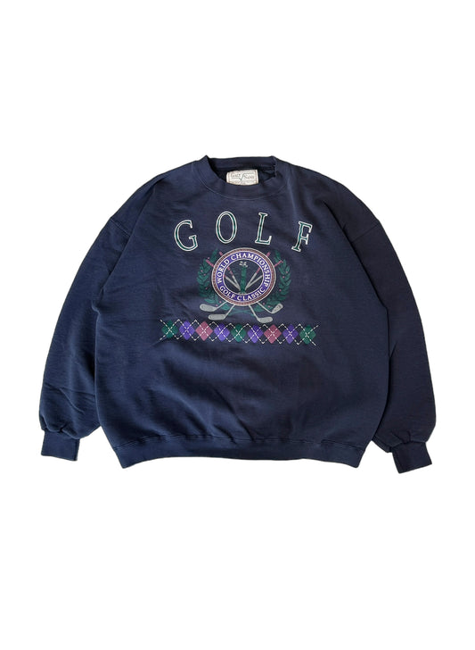 (SUP-158) GALT SAND GOLF SWEAT - NAVY - MADE IN U.S.A.