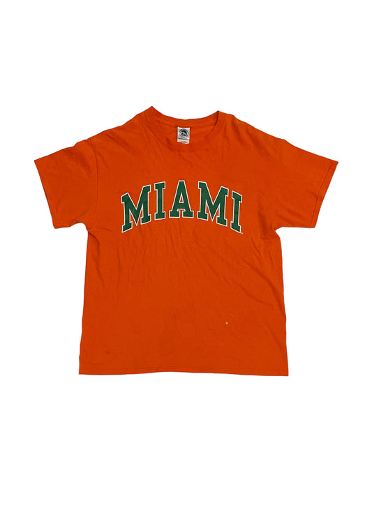 (UD-165) MIAMI SOUVENIR T-SHIRT ORANGE