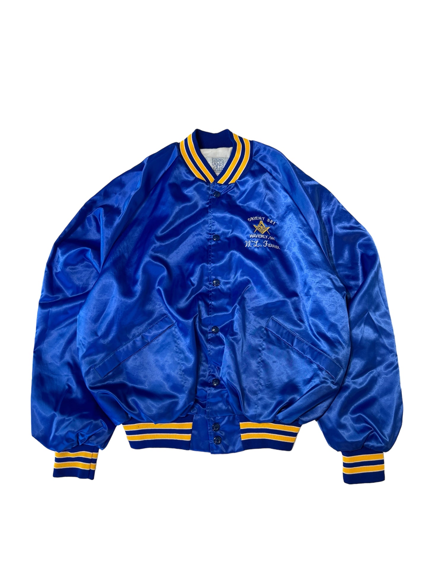 (SUP-181) PROFIT SATIN NYLON JACKET - MADE IN U.S.A. (XL)
