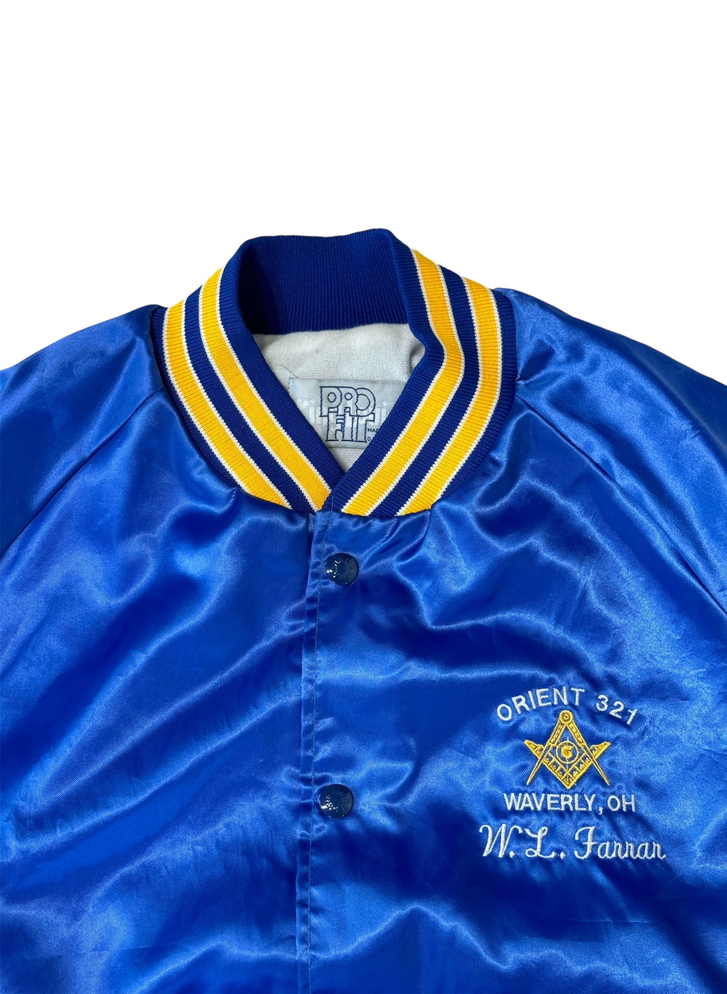 (SUP-181) PROFIT SATIN NYLON JACKET - MADE IN U.S.A. (XL)