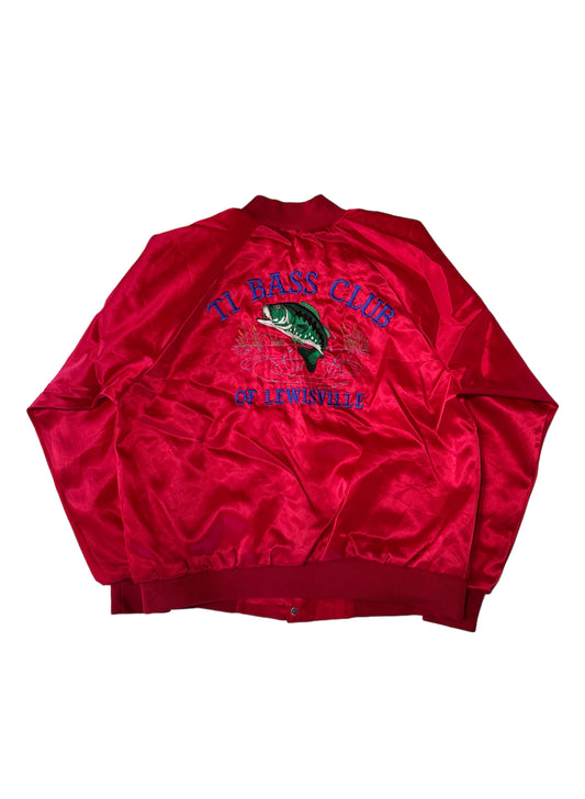 (SUP-182) AUBURA "BLACK BASS" SATIN NYLON JACKET - MADE IN U.S.A.