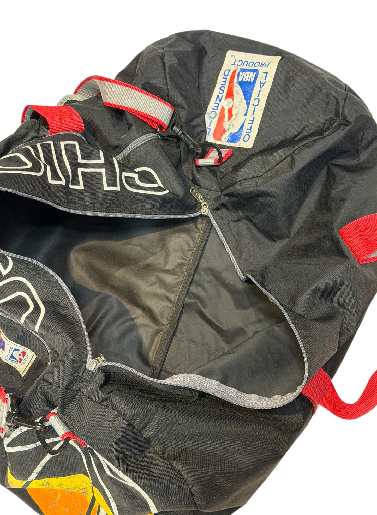 (UD-295) 90's CHICAGO BULLS 91-93 WORLD Champion BOSTON BAG