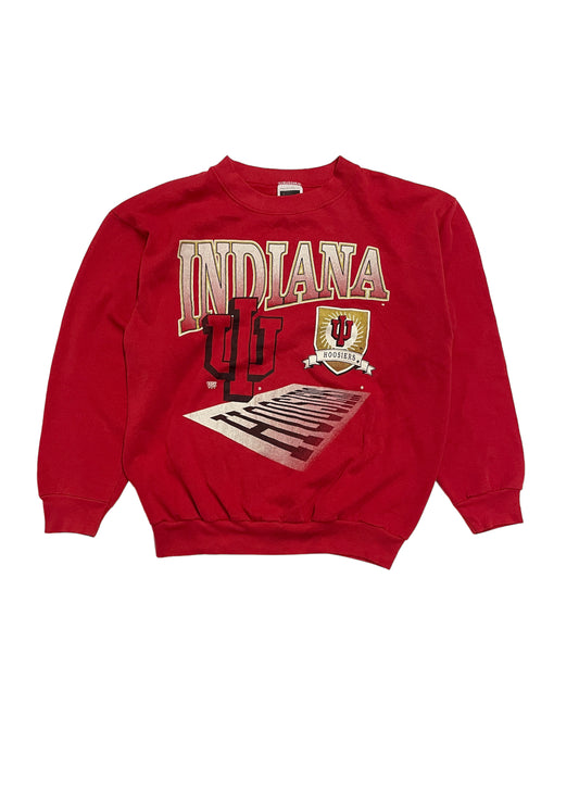(UD-193) TULTEX INDIANA HOOSIERS CREW NECK SWEAT 90's USA