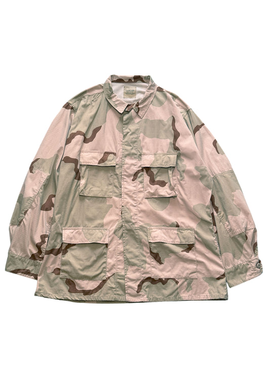 (SUP-282) US MILITARY DESERT CAMO FIELD JACKET - XL - LONG