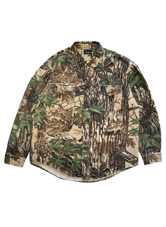 (SUP-469) CODET REAL TREE CAMO FLANNEL SHIRT