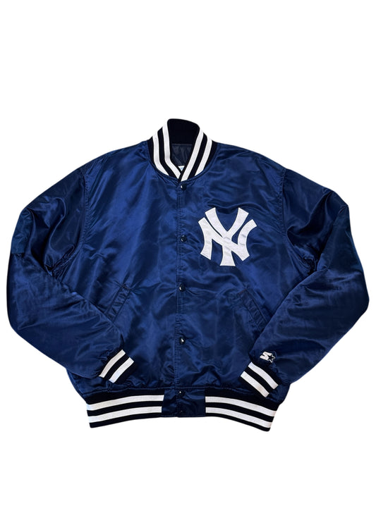 (SUP-606) STARTER NEW YORK YANKEES NYLON STADIUM JACKET - MADE IN U.S.A.