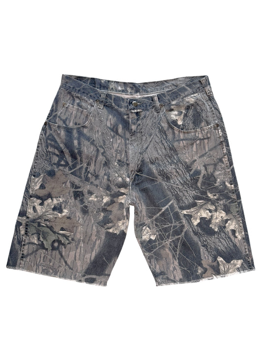 (SUP-757) Wrangler REAL TREE CAMO "CUT OFF" SHORTS