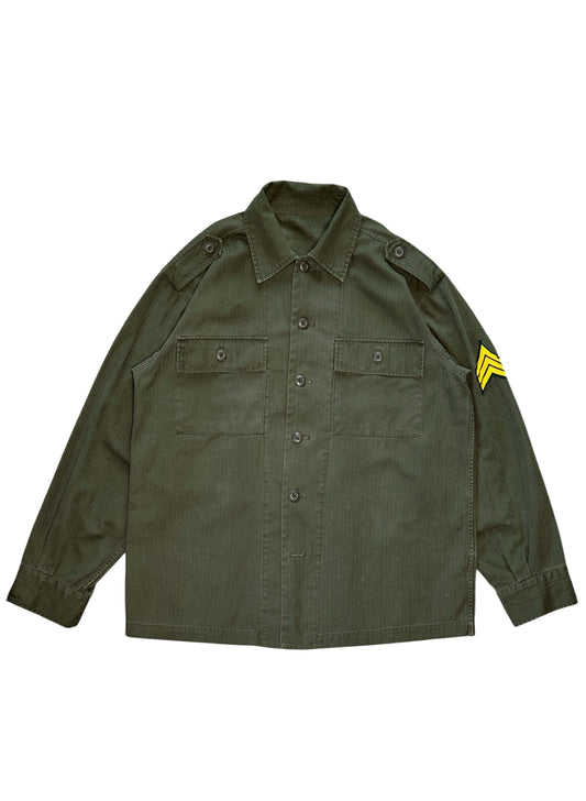 (SUP-643) MILITARY HERRINGBONE SHIRT