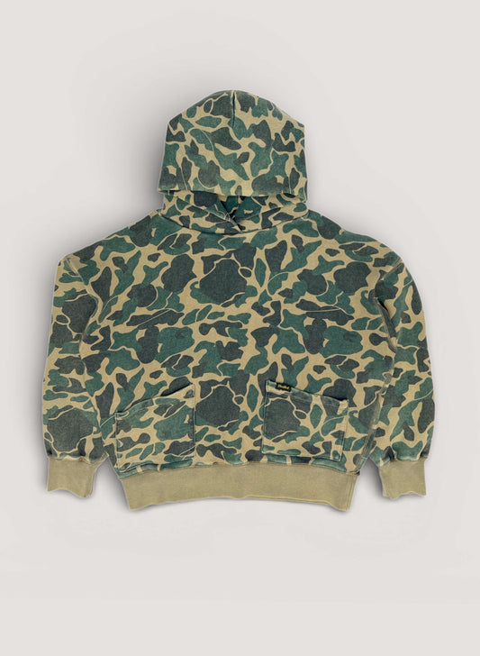 WOODBLOCK DUCK HUNTER CAMO SWEAT HOODIE (WB-26SS-005)