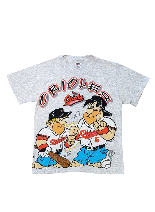 (SUP-734) 90s MLB BALTIMORE ORIOLES "THE FLINTSTONES" - MADE IN U.S.A.