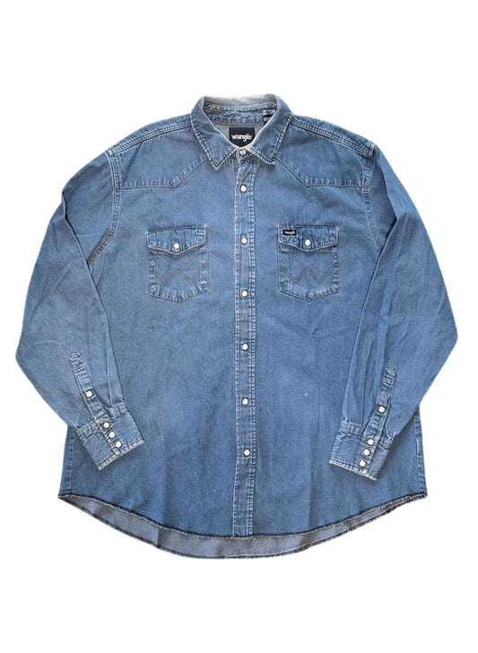 (SUP-457) Wrangler COWBOY DENIM SHIRT-1