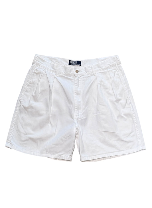 (SUP-723) Polo Ralph Lauren 2TUCK CHINO SHORT - WHITE