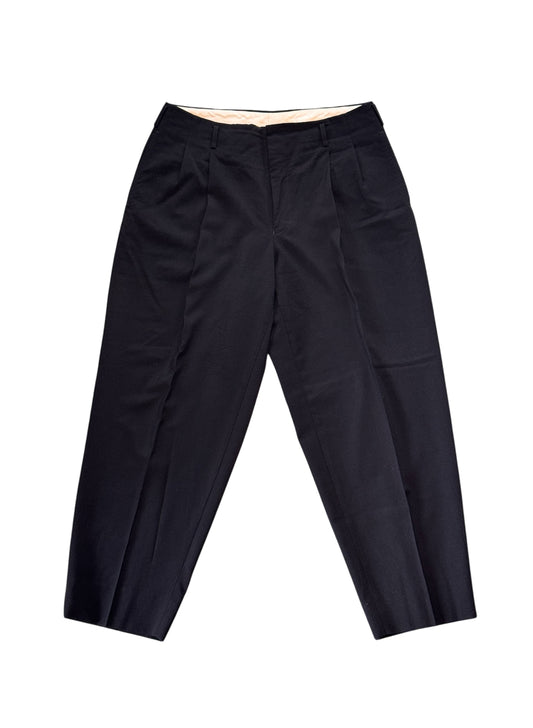 (SUP-303) COMME des GARCONS HOMME PLUS 2TUCK TROUSERS - BLACK