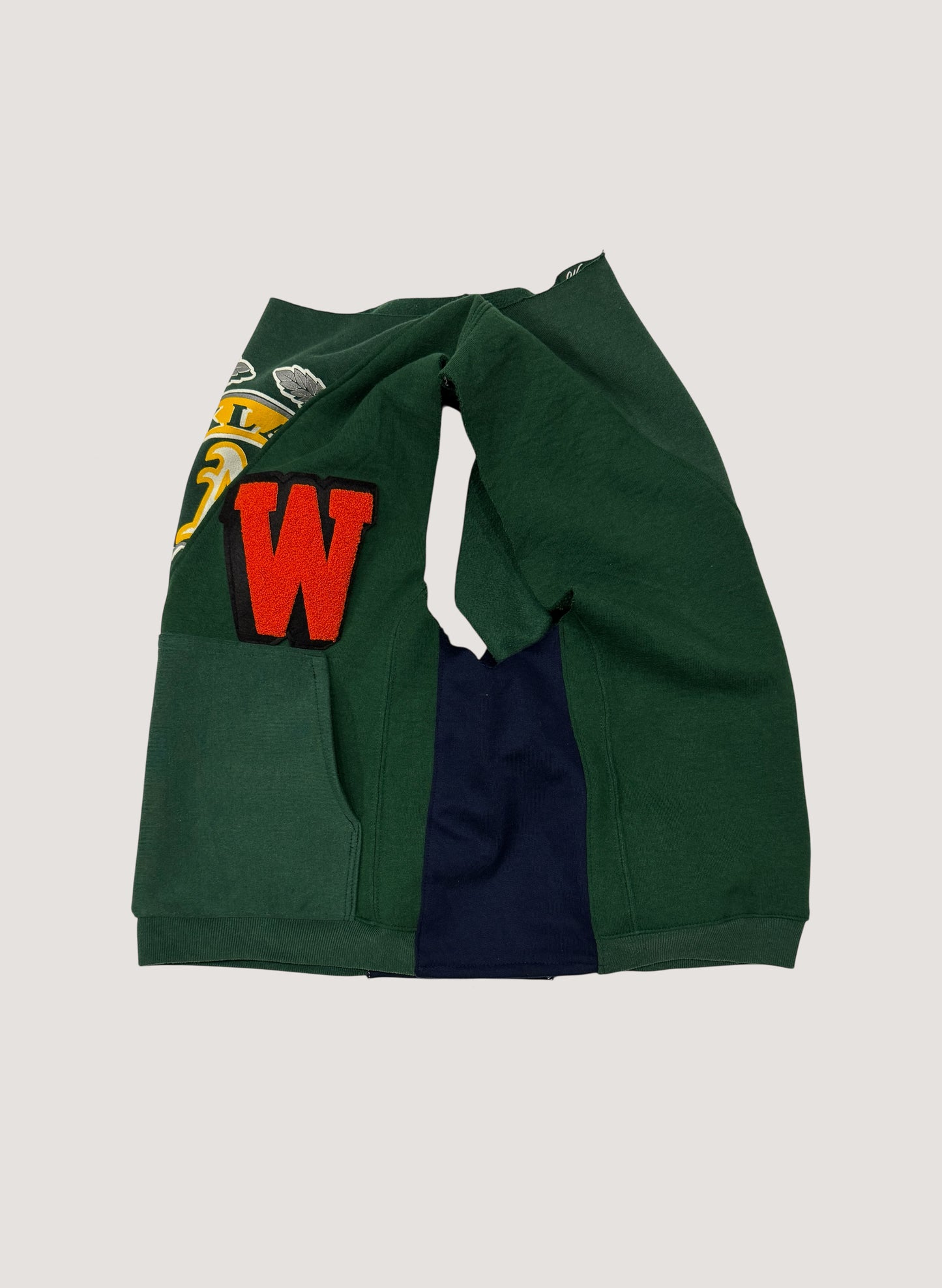 WOODBLOCK x Ichiryu made W PATCHED CUSTOMIZED SWEAT VEST B (WB-25SS-002)