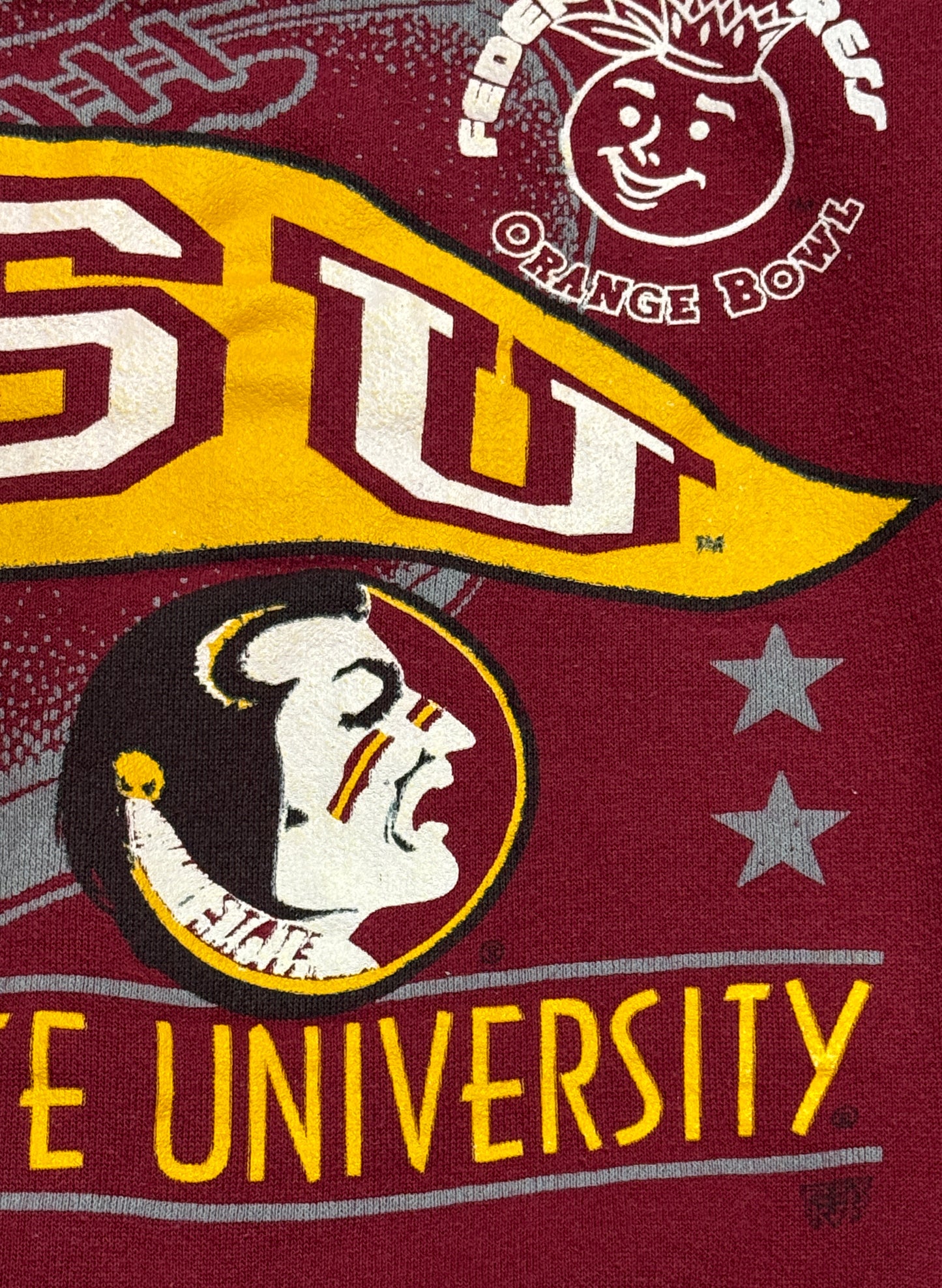 (UD-211) TULTEX FLORIDA STATE UNIVERSITY CREW NECK 90's MEXICO