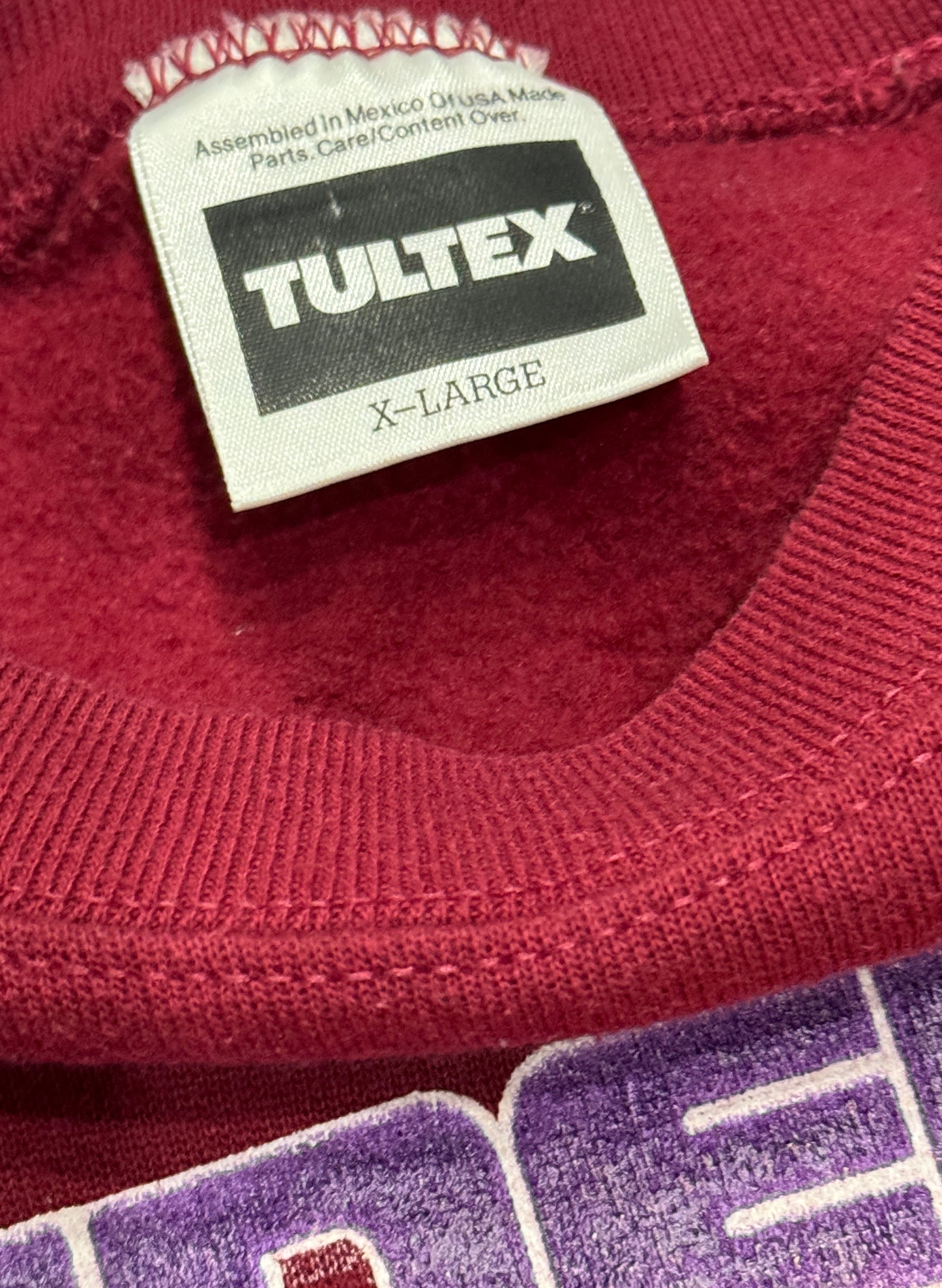 (UD-211) TULTEX FLORIDA STATE UNIVERSITY CREW NECK 90's MEXICO