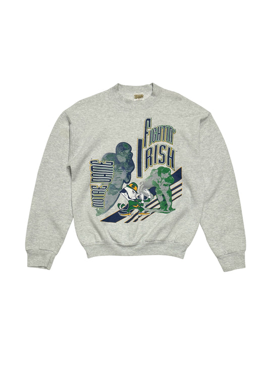 (UD-216) GRAND SPORT NOTRE DAME CREW NECK 90's- MADE IN U.S.A.