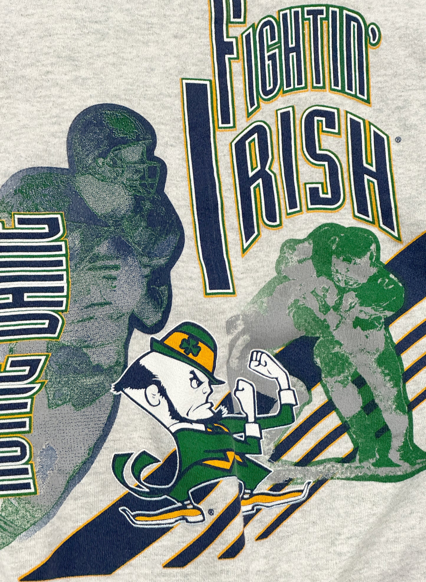 (UD-216) GRAND SPORT NOTRE DAME CREW NECK 90's- MADE IN U.S.A.