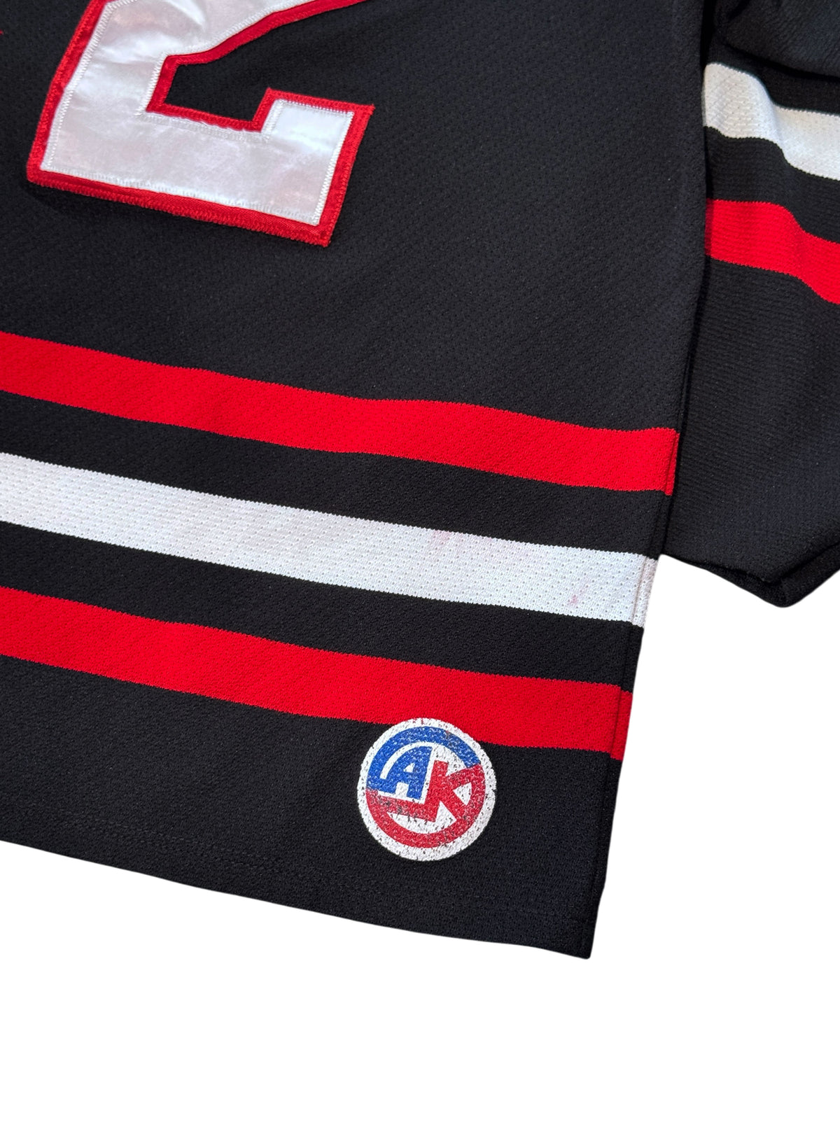 (SUP-792) NHL CHICAGO BLACKHAWKS MESH HOCKEY SHIRT "22" - L - MADE IN CANADA