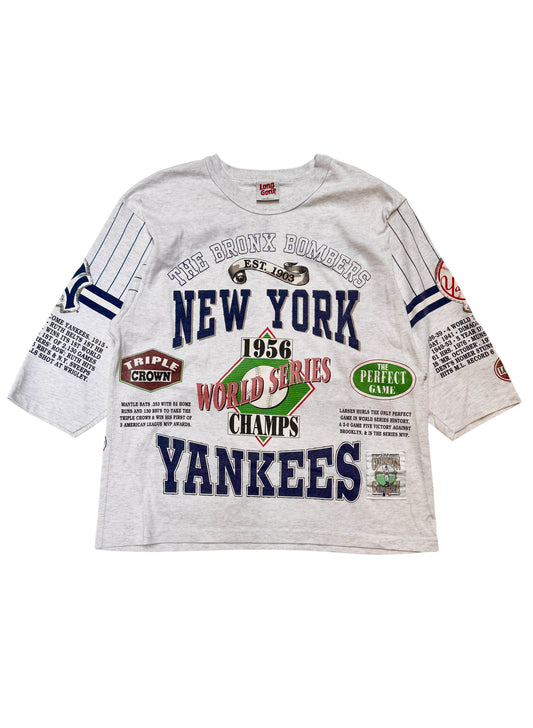 (UD-230) LONG GONE 1956 NY YANKEES 3/4 SLEEVE - MADE IN U.S.A.