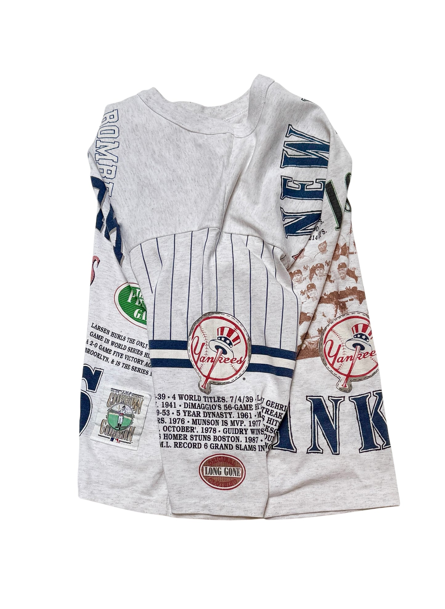 (UD-230) LONG GONE 1956 NY YANKEES 3/4 SLEEVE - MADE IN U.S.A.