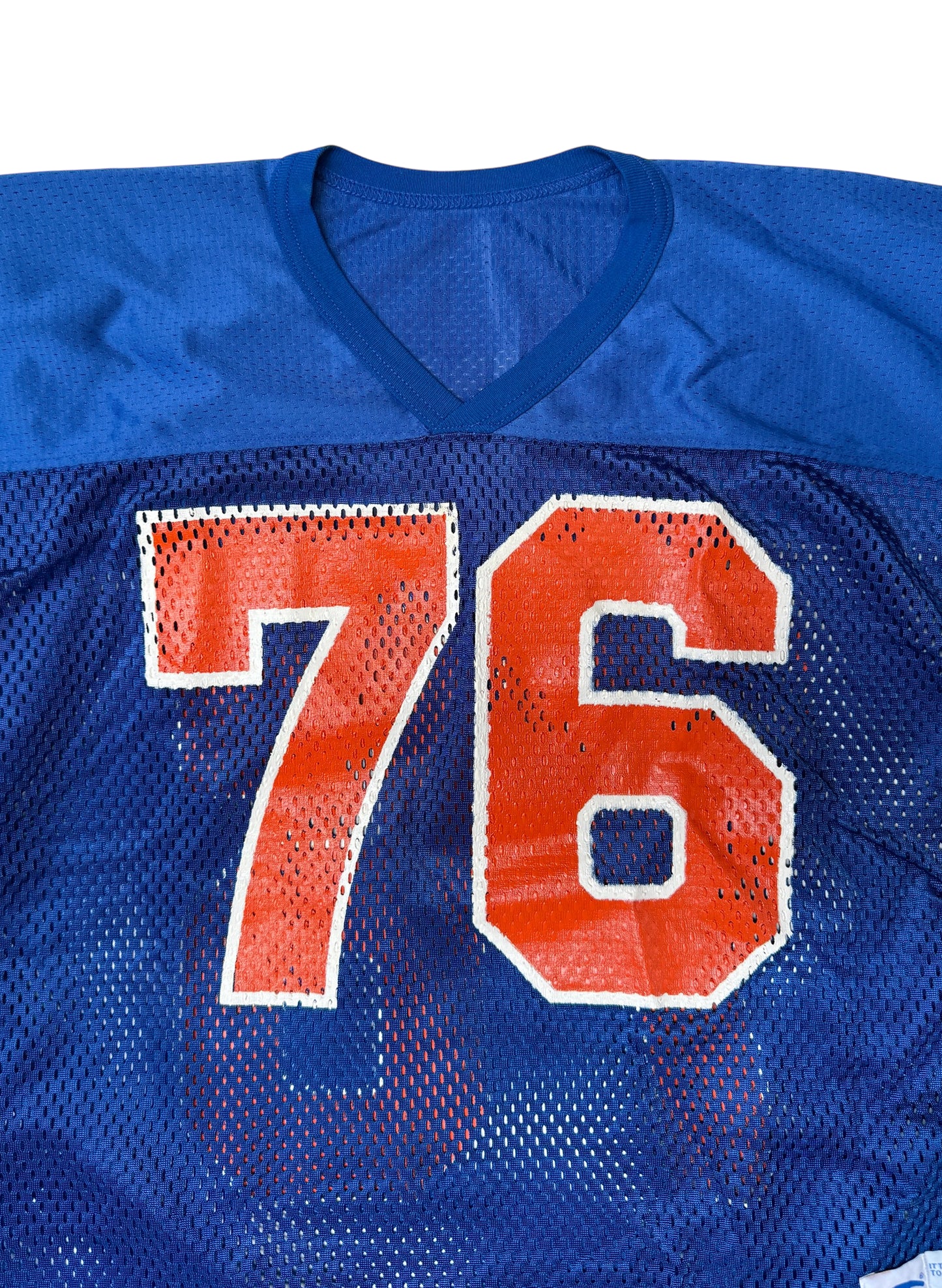(UD-231) CHAMPION MESH FOOTBALL SHIRT MADE IN USA