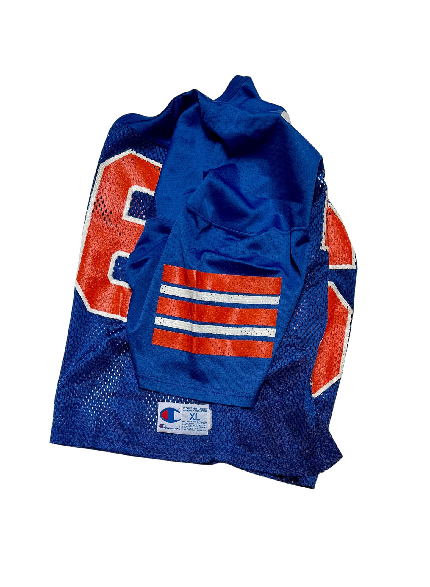 (UD-231) CHAMPION MESH FOOTBALL SHIRT MADE IN USA