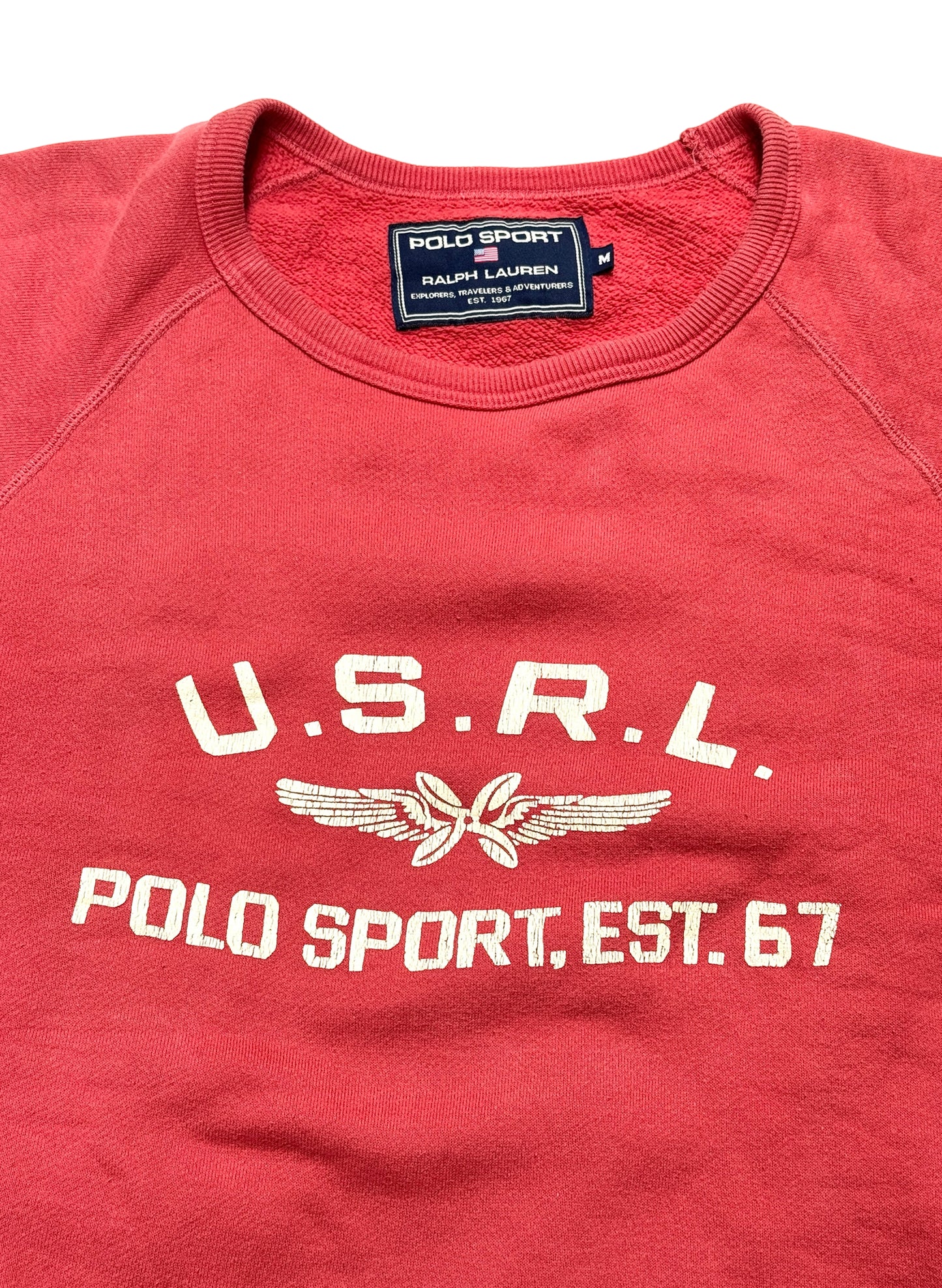 (UD-233) POLO SPORT SS U.S.R.L CREW NECK SWEAT