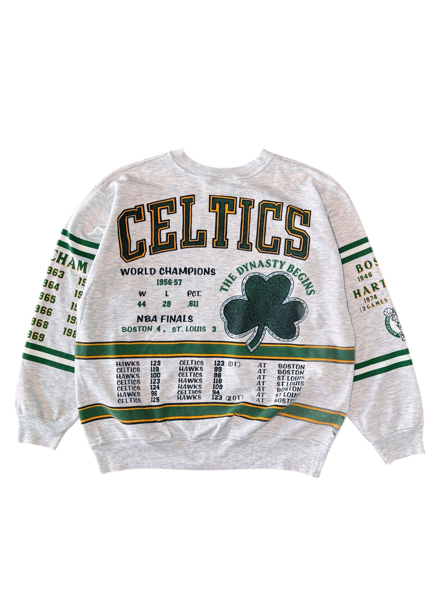 (SUP-288) NBA BOSTON CELTICS CREW SWEAT - MADE IN U.S.A. (XL)