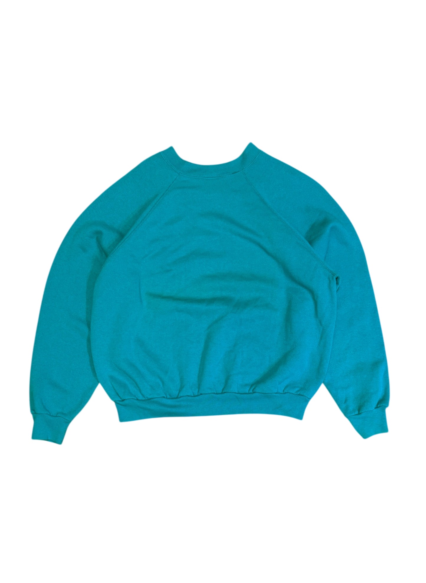 (UD-287) TREND BASICS RAGLAN SLEEVE CREW NECK SWEAT MADE IN USA