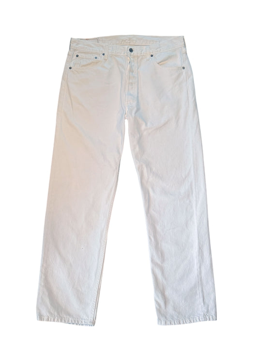 (SUP-309) LEVI'S 501 WHITE DENIM - MADE IN U.S.A.