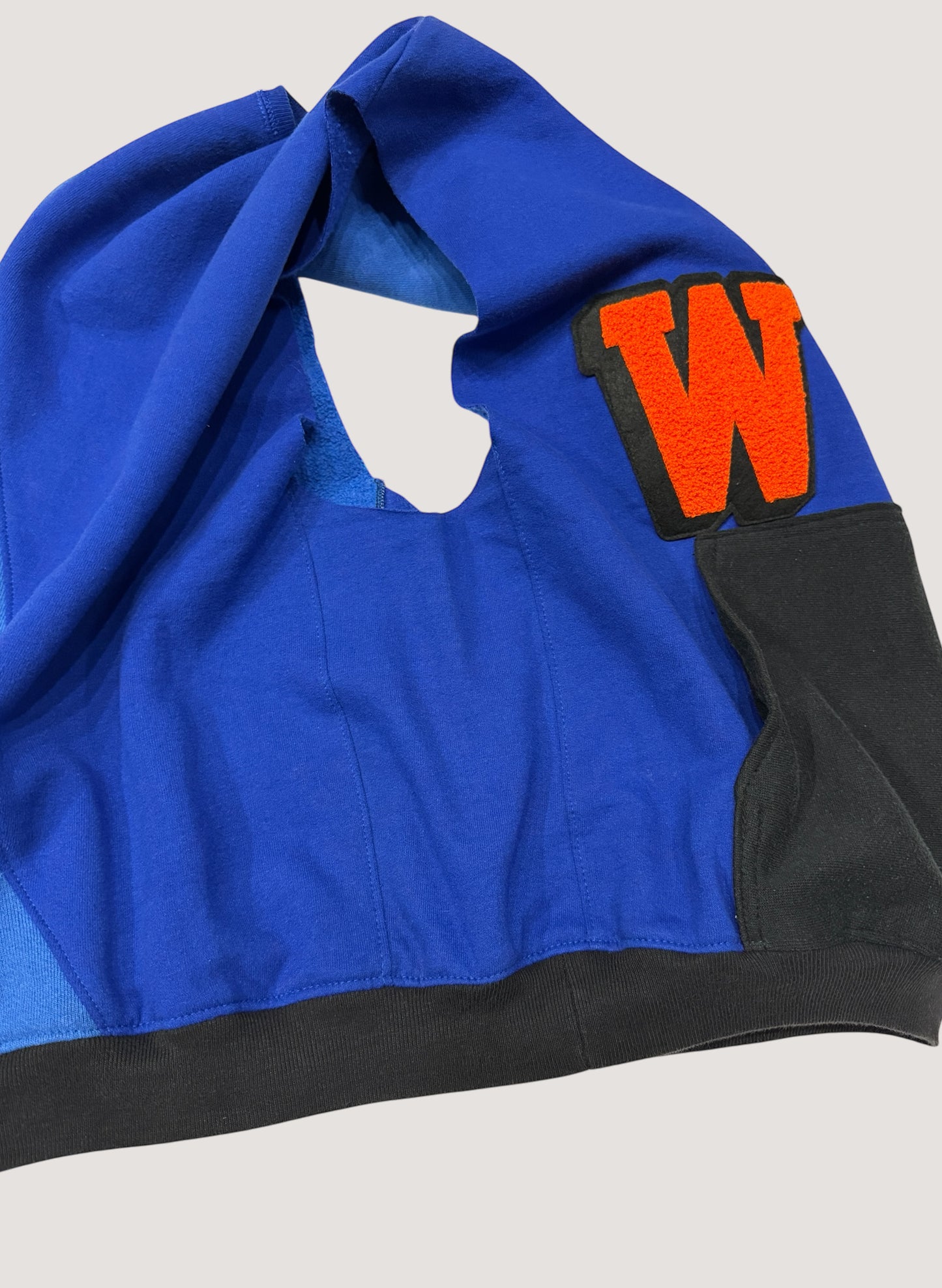 WOODBLOCK x Ichiryu made W PATCHED CUSTOMIZED SWEAT VEST D (WB-25SS-002)