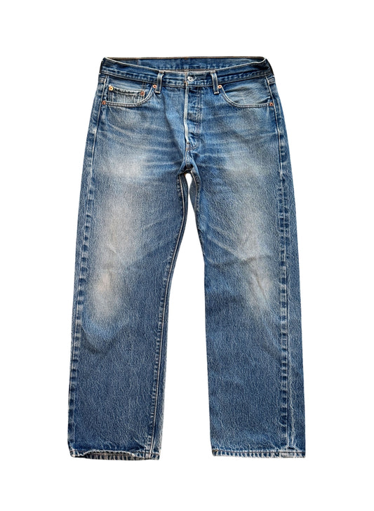 (SUP-349) LEVI'S 501 "GOOD FADE" - MADE IN GUATEMARA (w35)