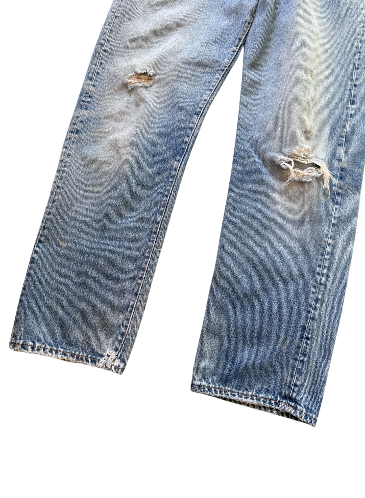 (SUP-238) LEVI'S 80s 501 "DAMAGE" DENIM - MADE IN U.S.A.