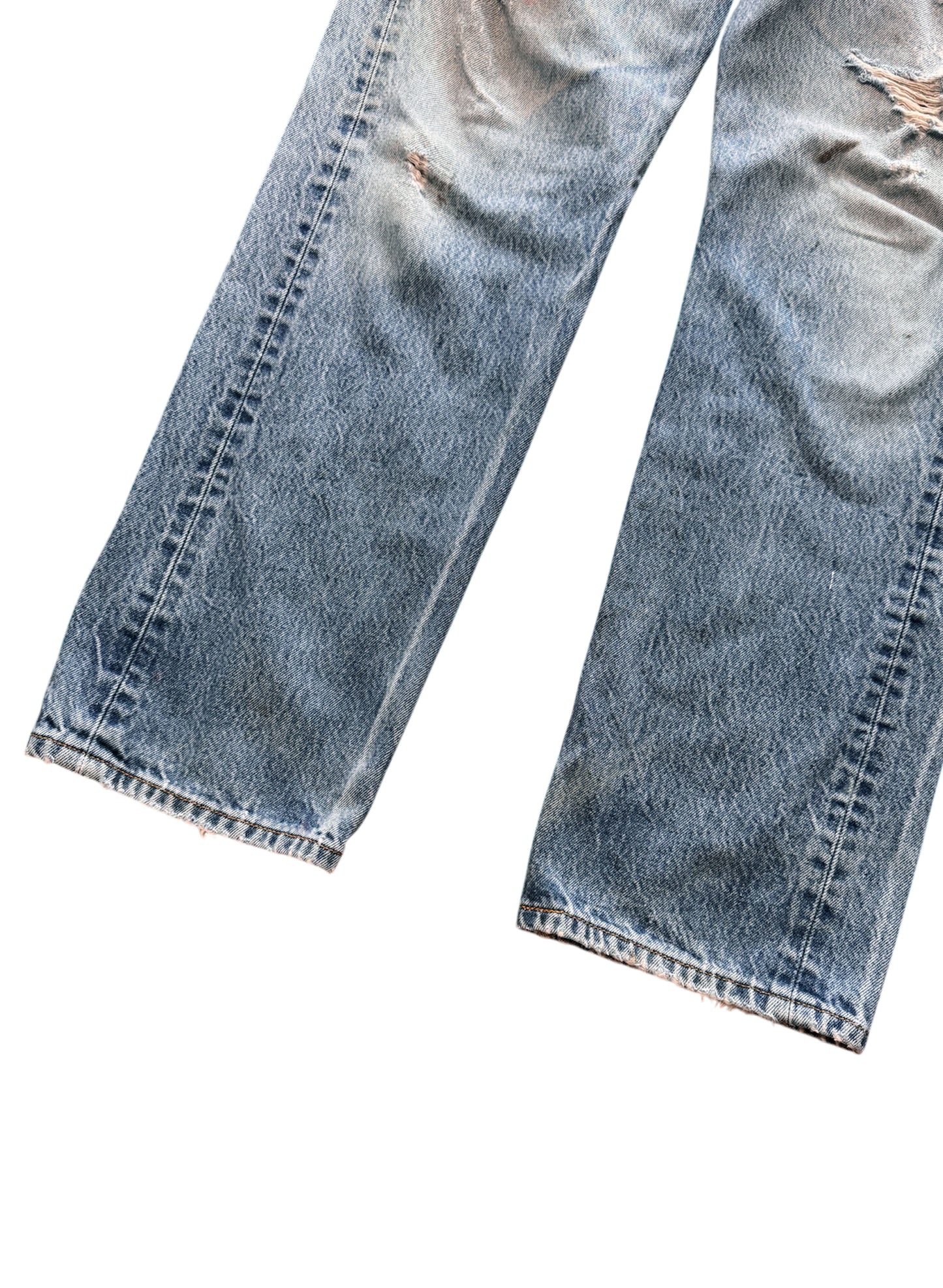 (SUP-274) LEVI'S 501 "DAMAGE" DENIM - MADE IN MEXICO